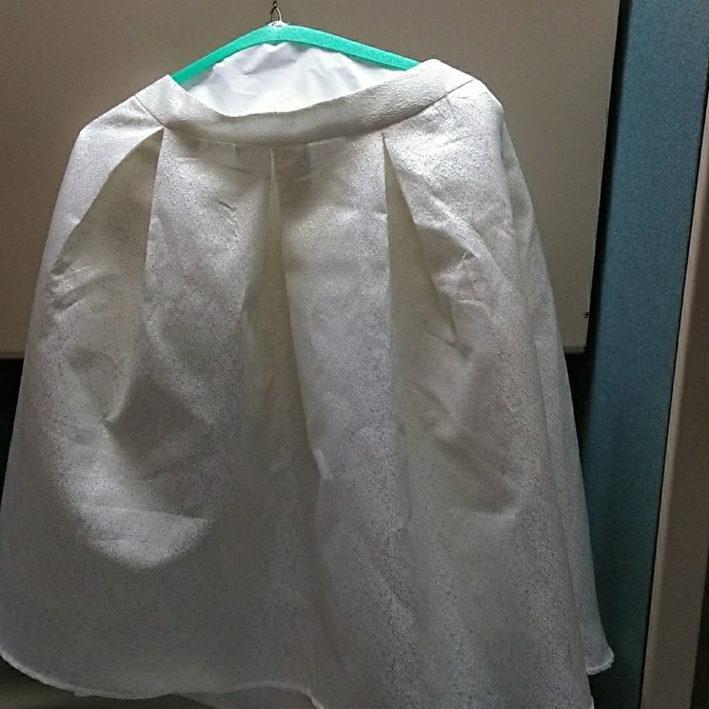 Cream color skirt